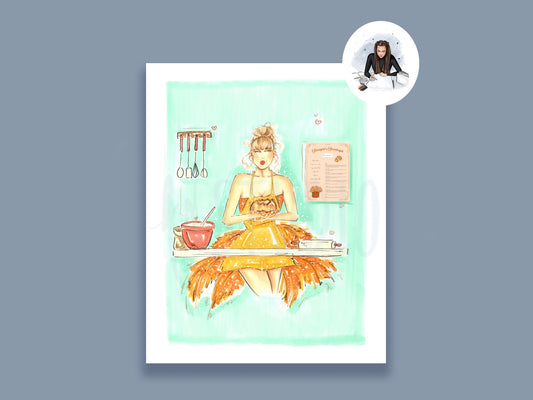 The Showgirl’s Sourdough Art Print