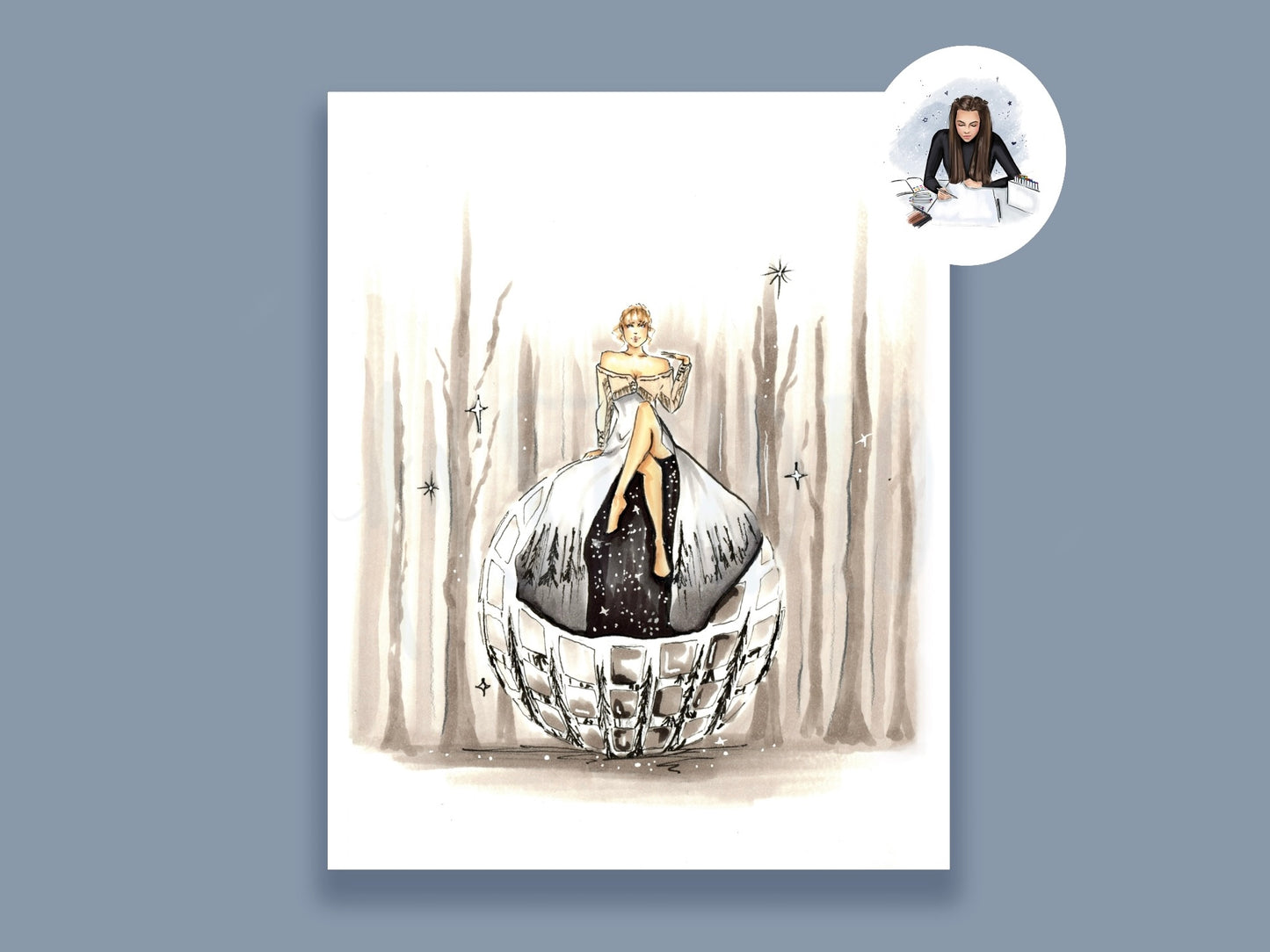 Shining Just For You Art Print