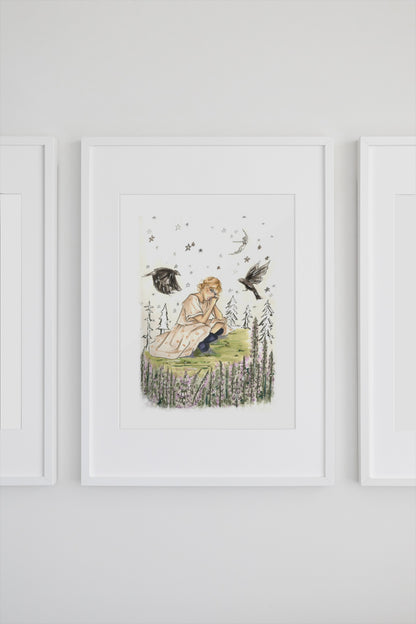Folklore Fairytale Art Print
