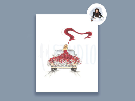 Red’s Getaway Car Art Print