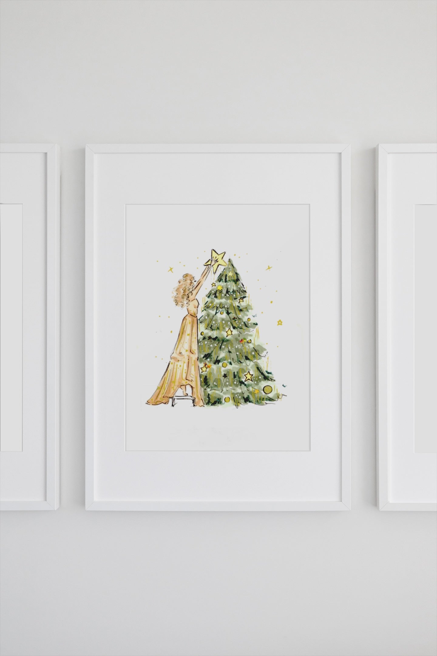 Fearless’s Christmas Tree Art Print