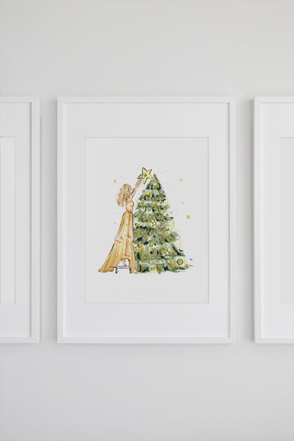 Fearless’s Christmas Tree Art Print