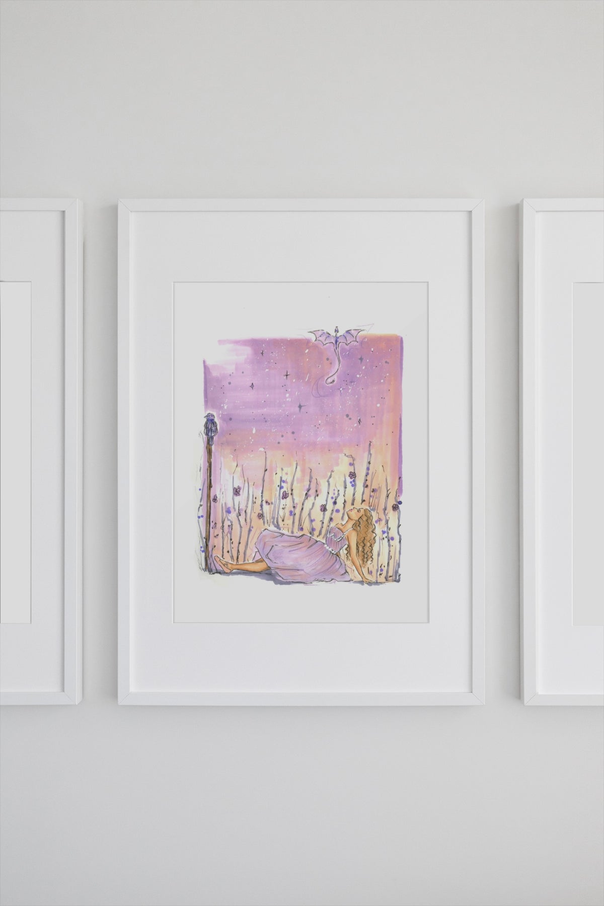A Purple Daydream Art Print