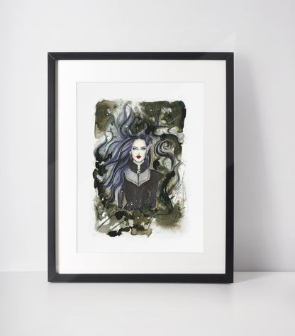 The Dark Queen Art Print