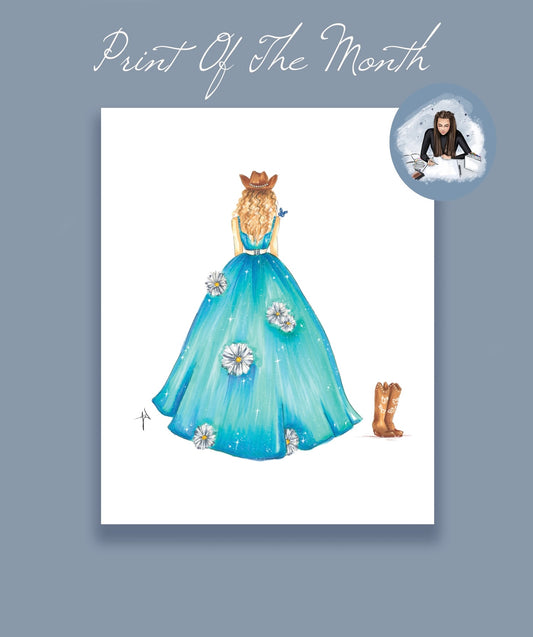 August Print Of The Month, Debut Ball Gown