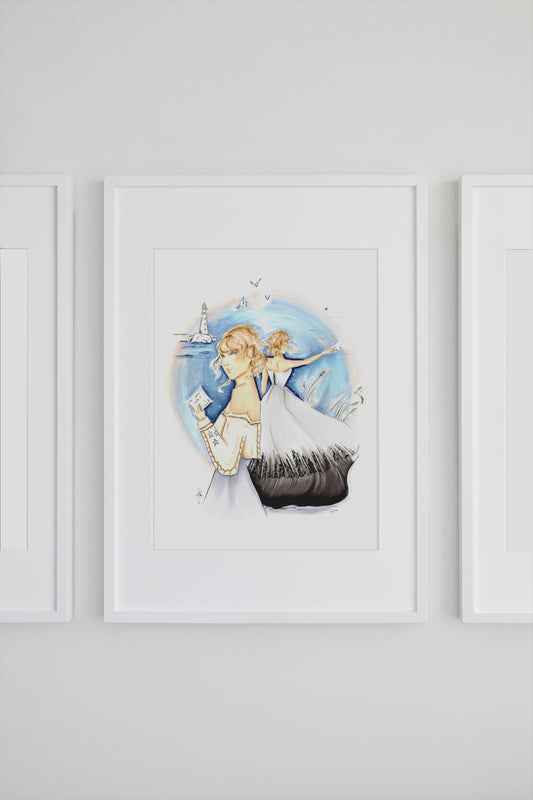 An August Story Art Print