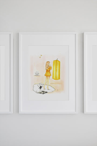 It’s Time To Get Dressed, Showgirl Art Print