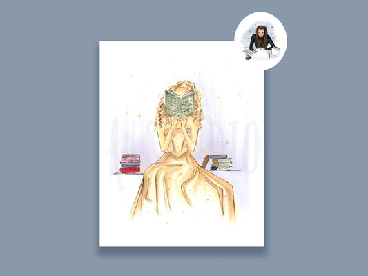 Fearless Reader Art Print