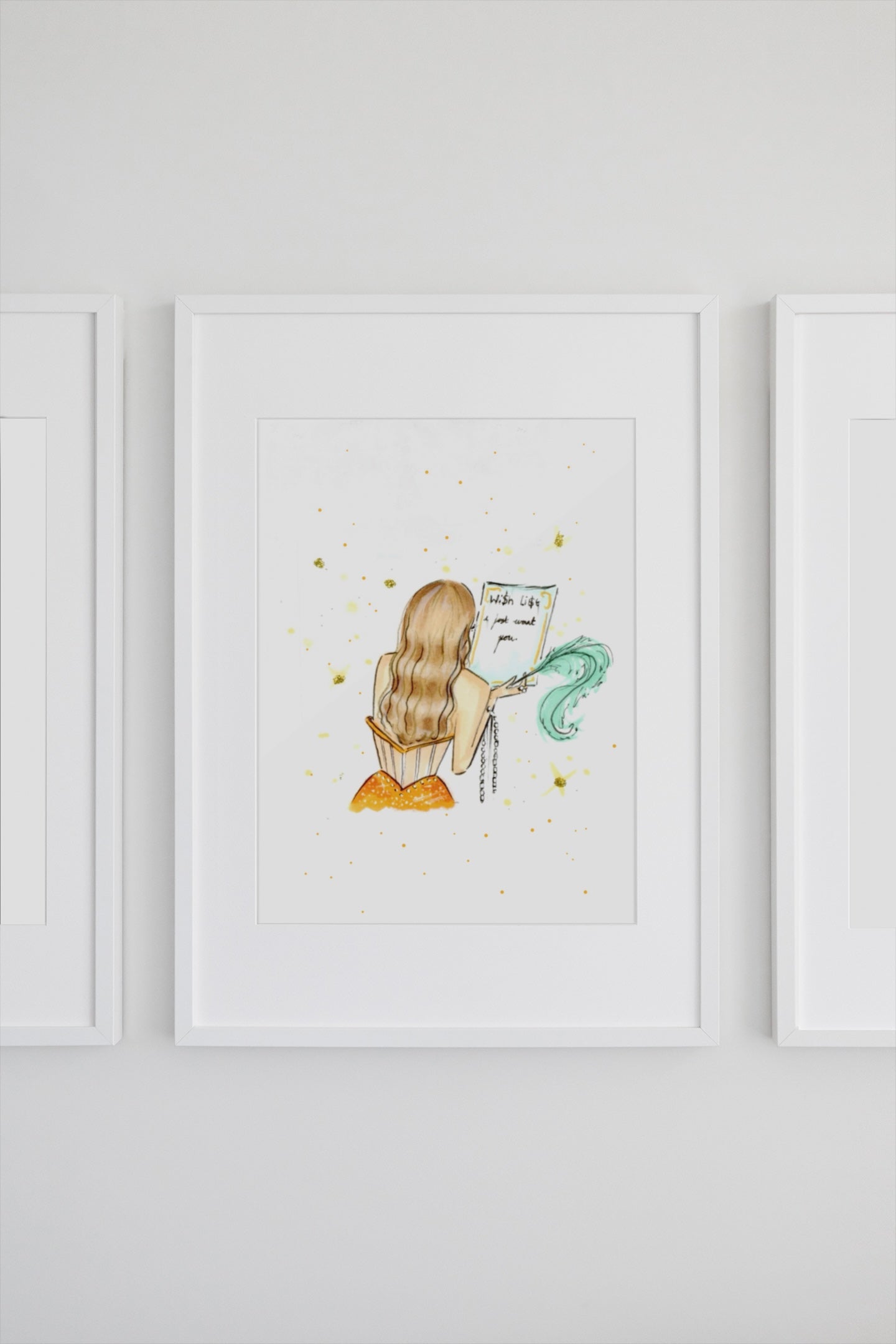 Showgirls Christmas Wi$h Li$t Art Print