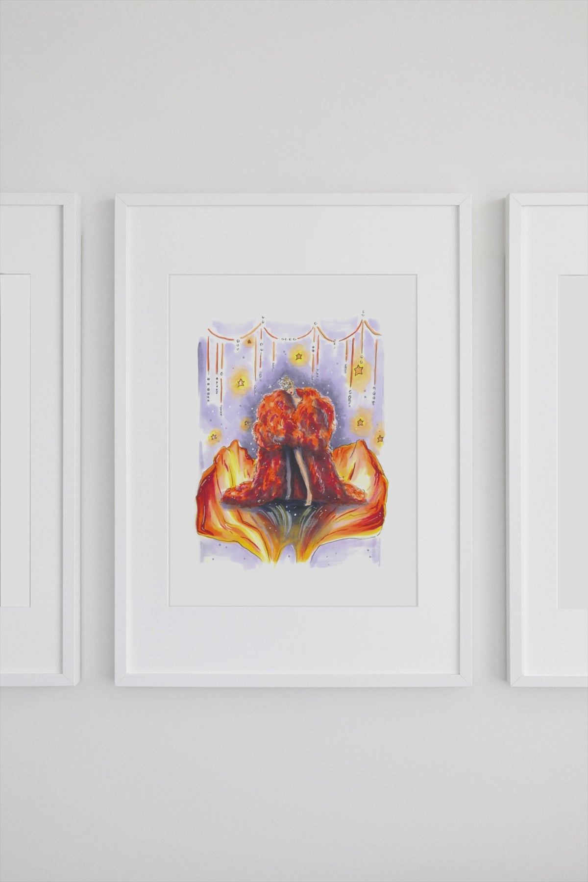 A Showgirl Daydream Art Print