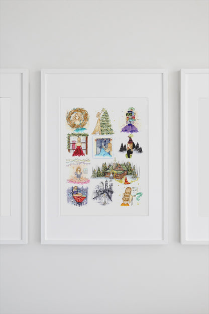Swiftmas Advent Art Print