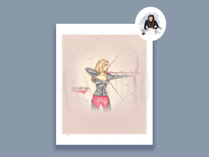 The Archer Art Print