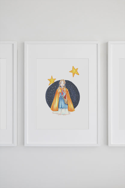 Holly The Heroic Art Print