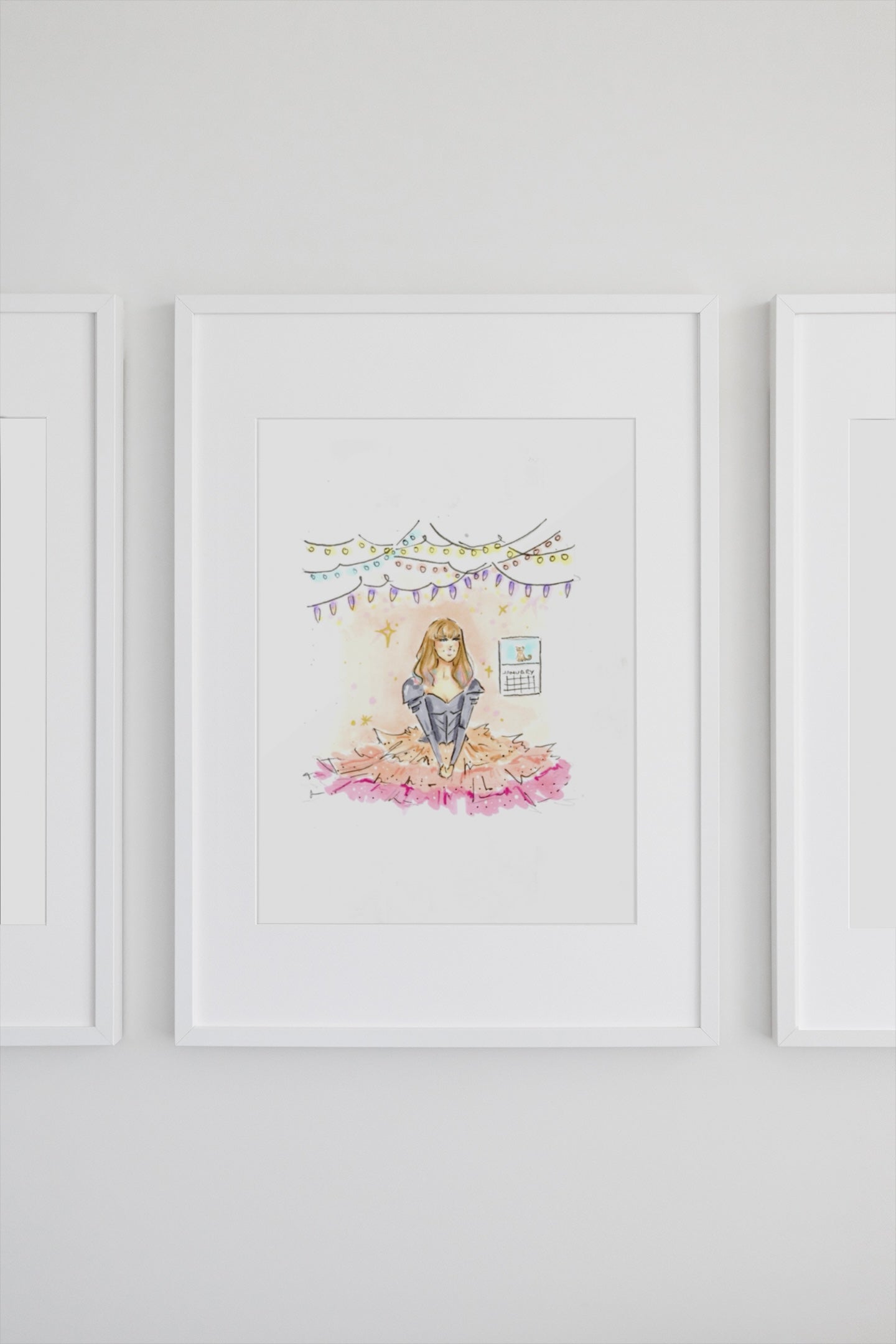 Lover’s January Lights Art Print