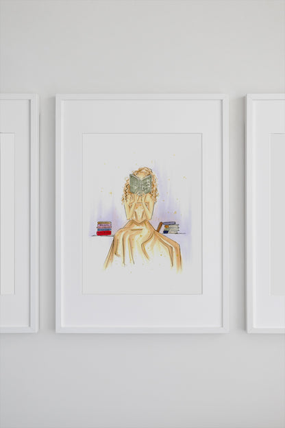 Fearless Reader Art Print