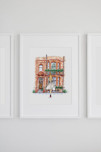 A London Christmas Art Print