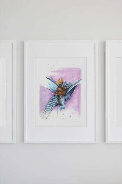 A Witches Ride Art Print
