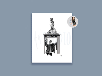 A Tortured Poets Phone Box