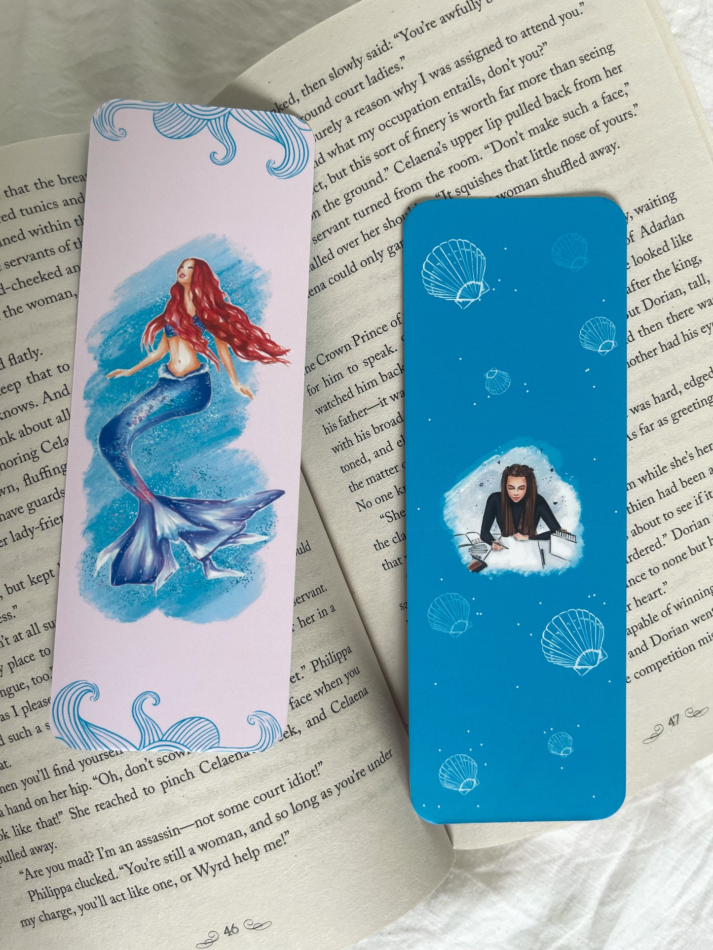 The Mermaid Reader Bookmark