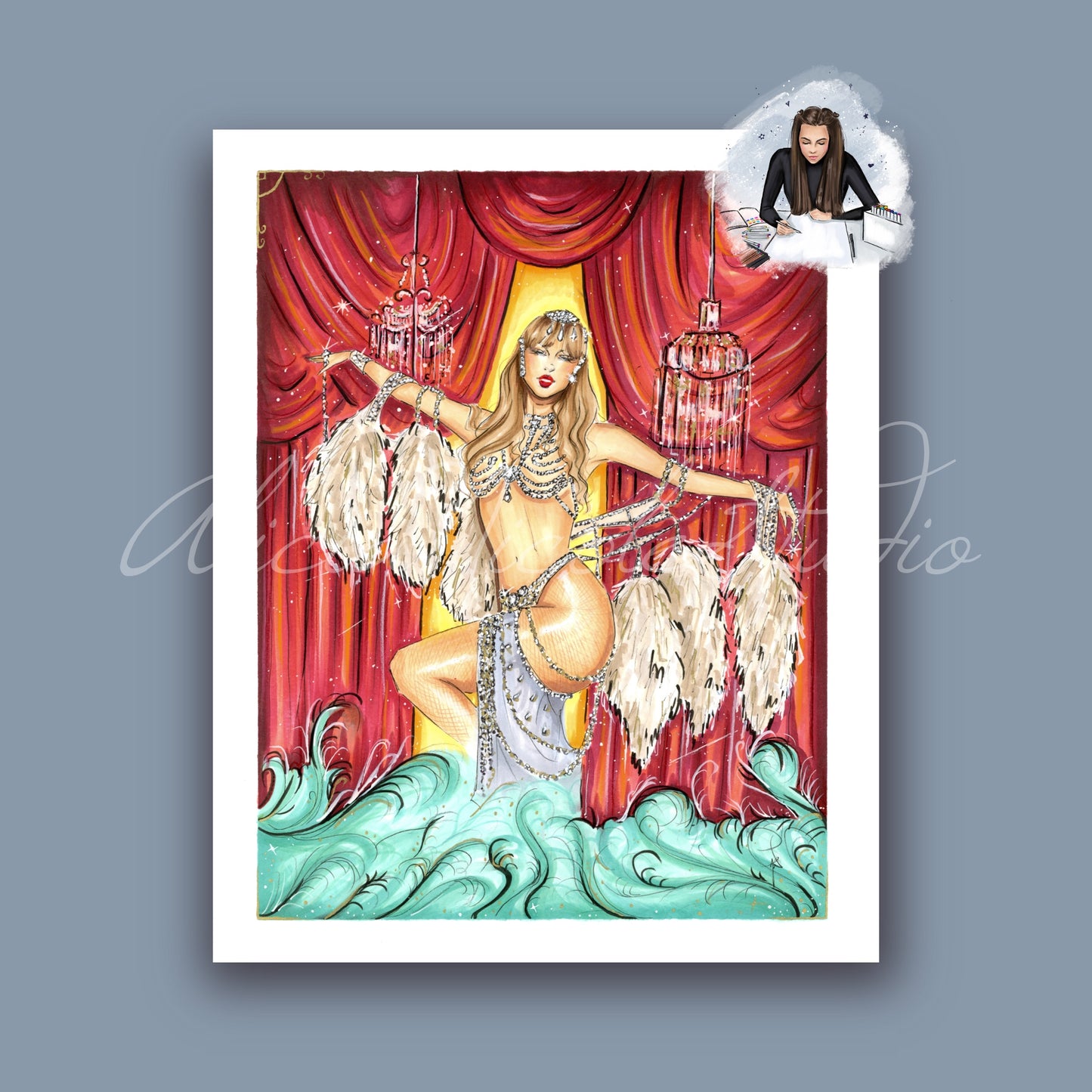 The Showgirl Art Print