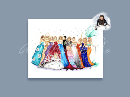 The Family Portrait Art Print