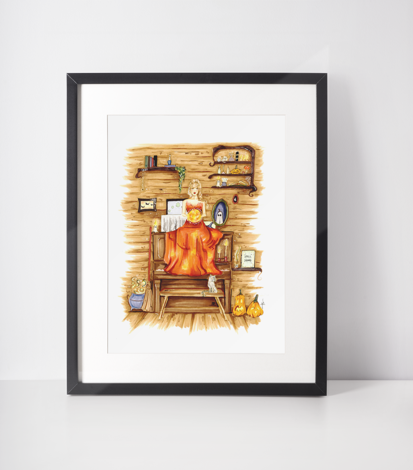Evermore’s Halloween Readings Art Print