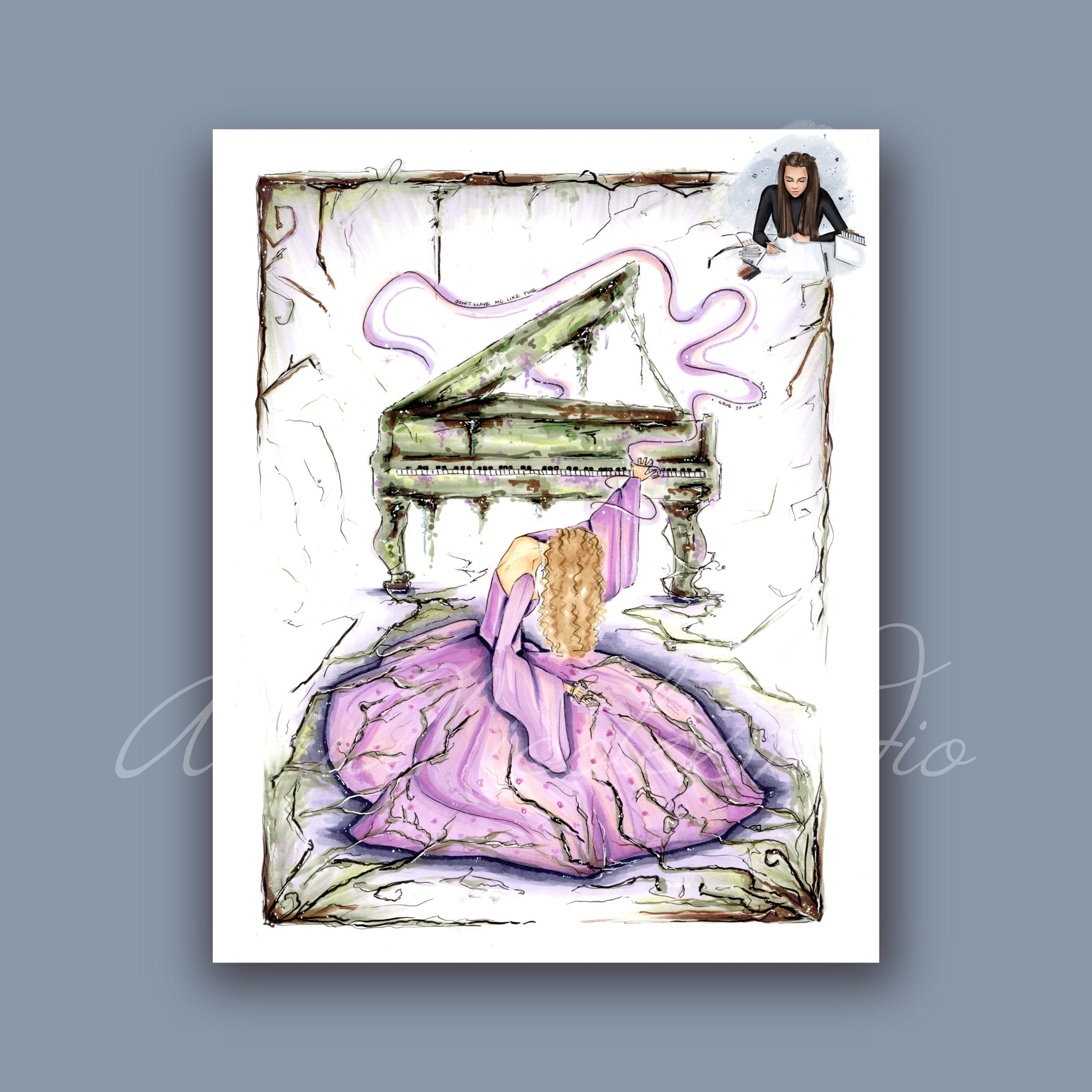 Haunted x Exile Art Print – Alicia Nicole Studio