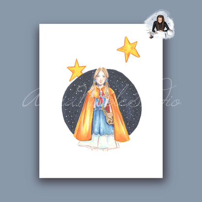Holly The Heroic Art Print