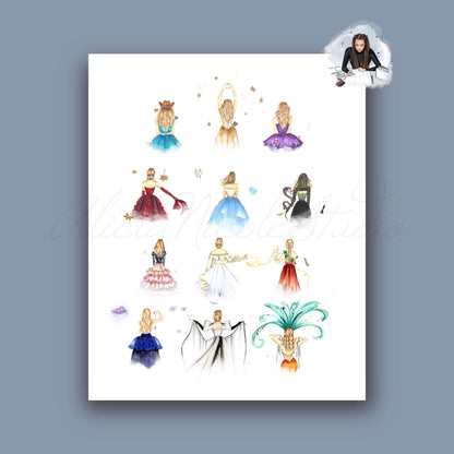 The 12 Eras Art Print