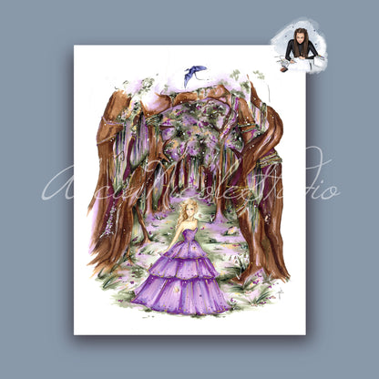 Speak Now’s Enchanted Forest Art Print