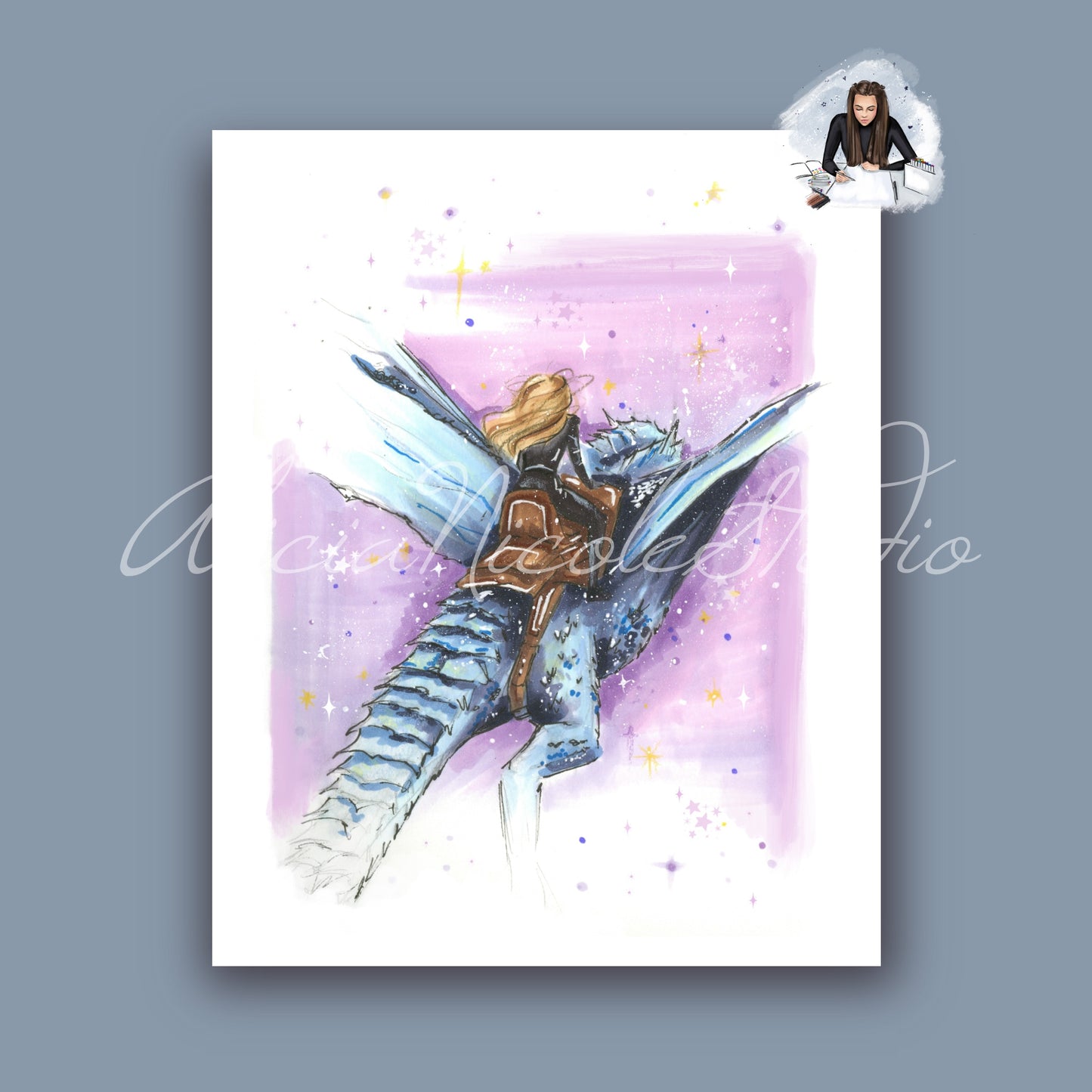 A Witches Ride Art Print