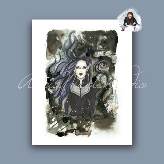 The Dark Queen Art Print