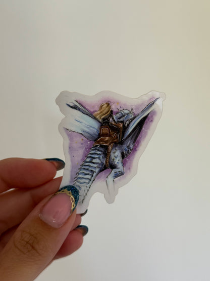 Dragon Rider Mini Sticker