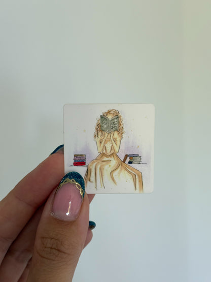 Fearless Reader Mini Sticker