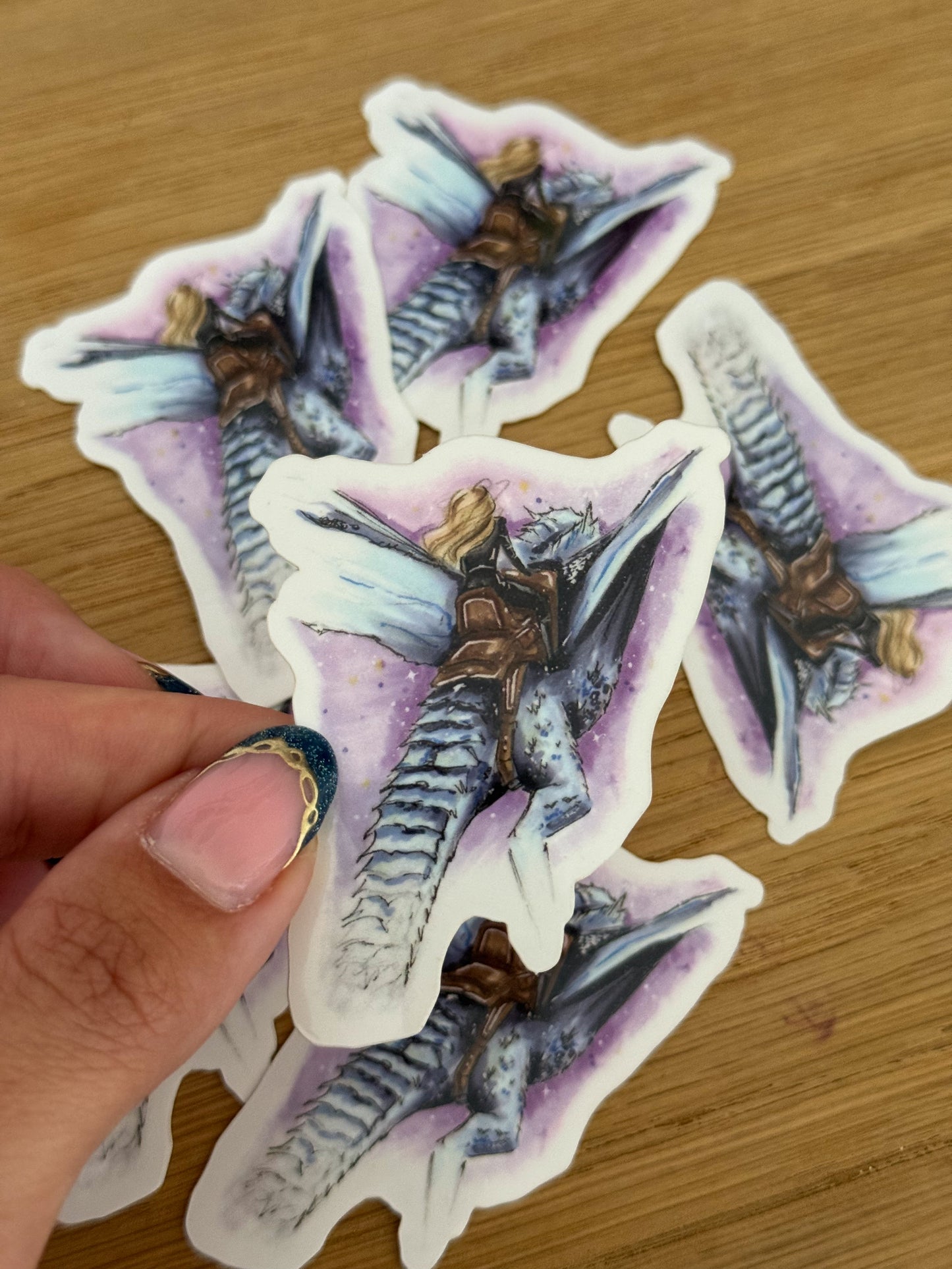Dragon Rider Mini Sticker