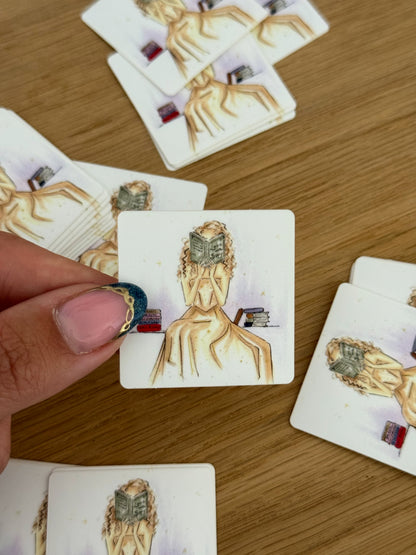 Fearless Reader Mini Sticker