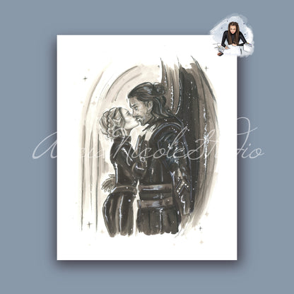 Off Guard Art Print