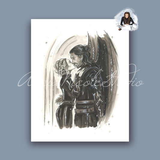 Off Guard Art Print