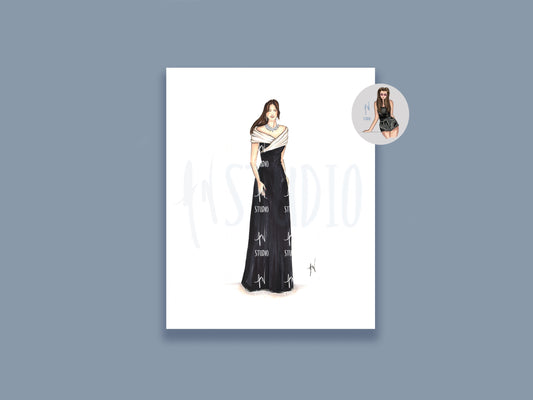 Selena at Cannes Film Festival Art Print image 0