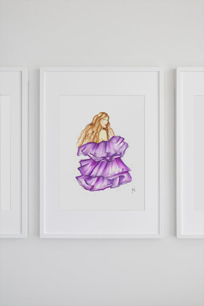 Purple Enchantment Art Print image 1