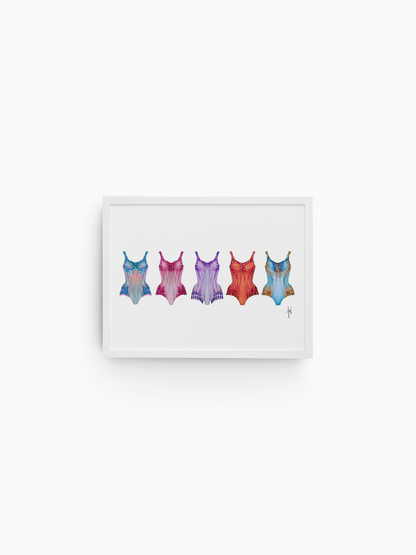 Sparkle Bodysuits Art Print image 1