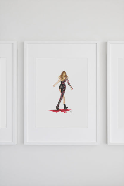 Snake Bodysuit Art Print image 1