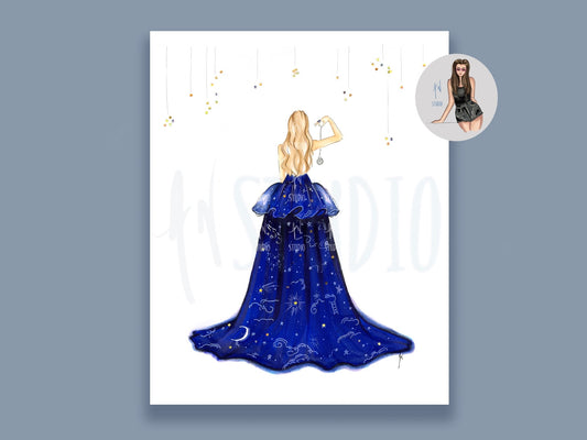 Clock Strikes Midnight Album Art Print image 0