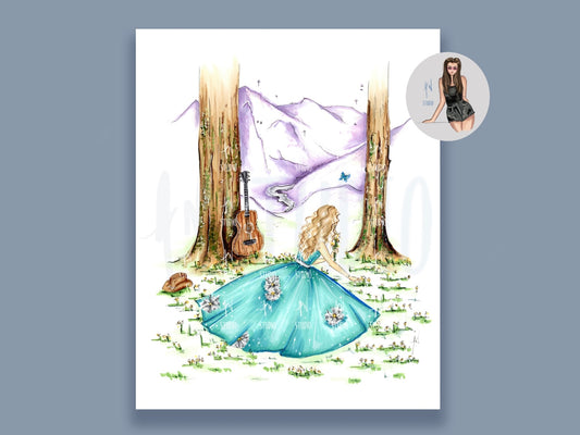 Debuts Afternoon in a Spring Meadow Art Print image 0