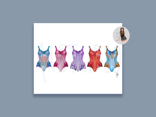 Sparkle Bodysuits Art Print image 0