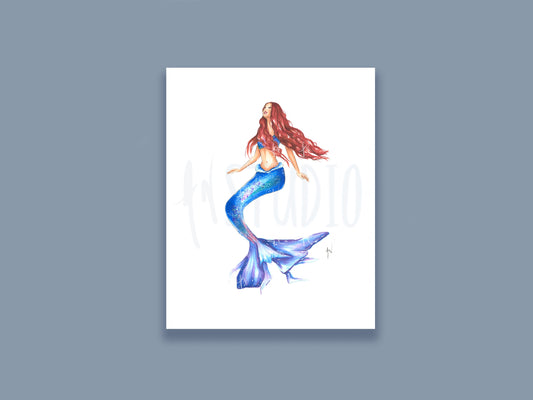Ariel Princess Art Print image 0