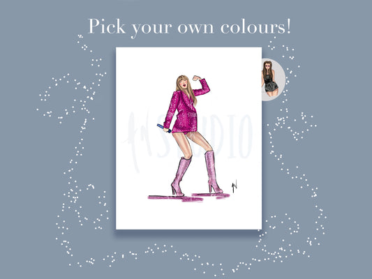 Custom The Boss Blazer Art Print image 0
