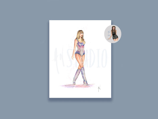 Sparkle Bodysuit Art Print image 0