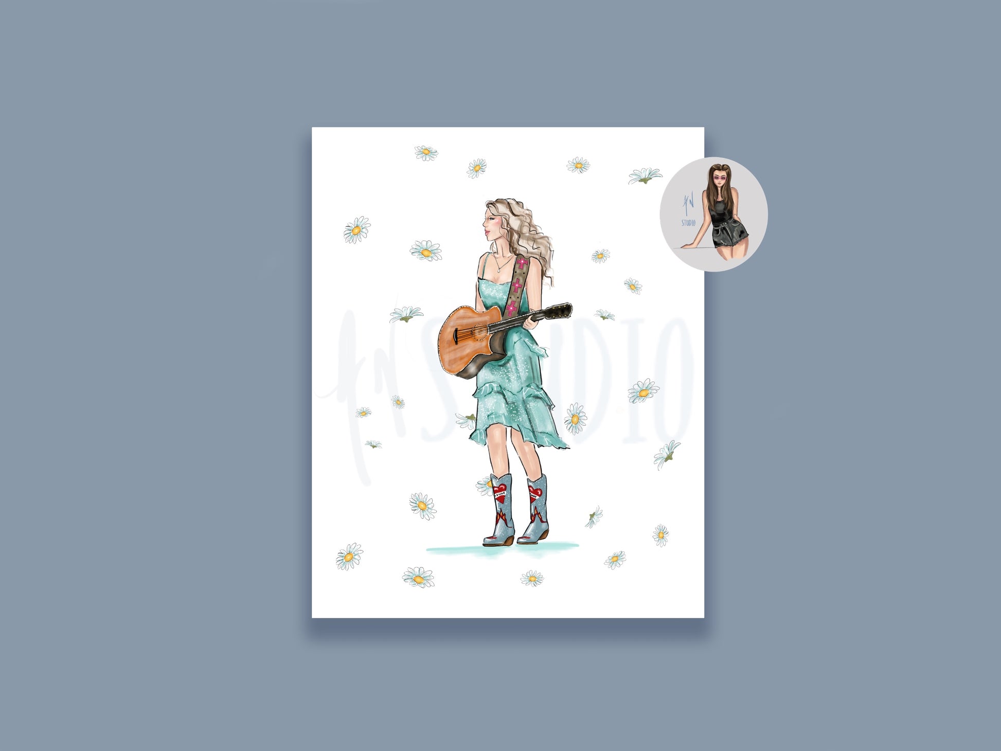 Daisy Debut Art Print image 0