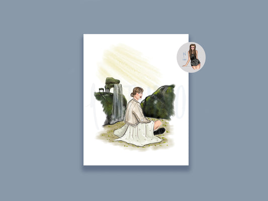 Golden Art Print image 0